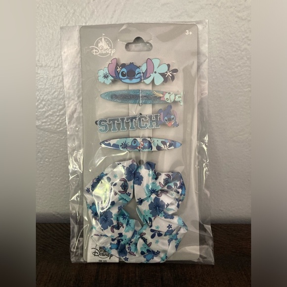 Disney Floral Stitch Hair Scrunchie - Picture 6 of 8